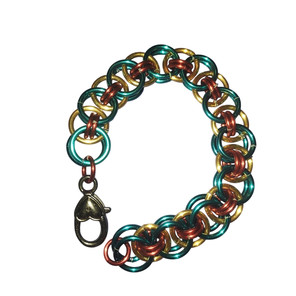 Multicolor Chain Link Bracelet - Picture 2 of 2
